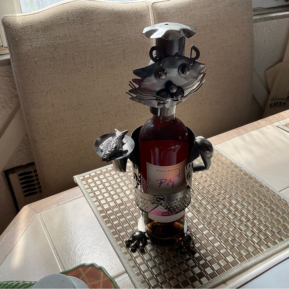 Chef Cat Wine bottle holder